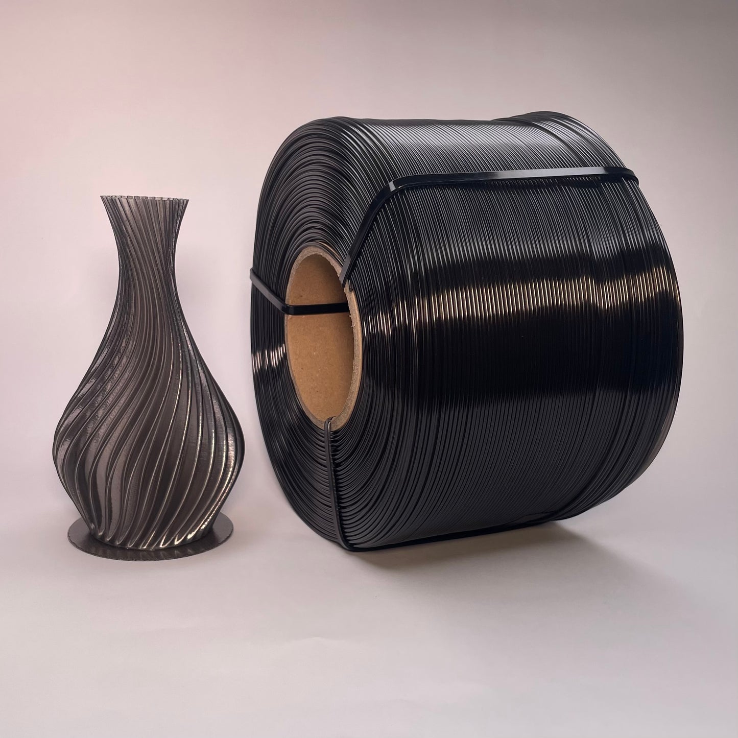 PETG Чорний напівпрозорий 3 кг | 990 м | 1.75 мм | Пластик для 3Д принтера | Translucent Black