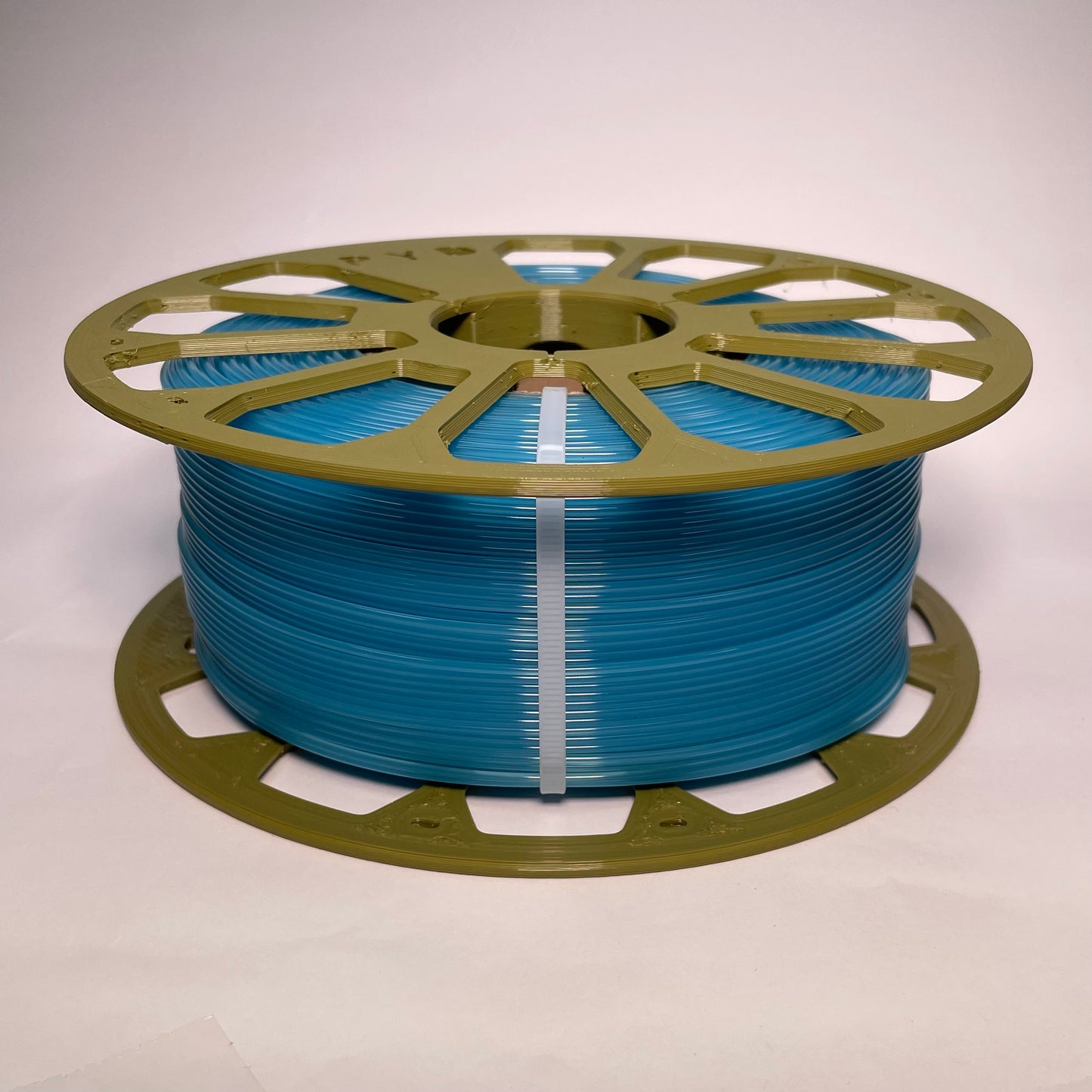 PETG Синій напівпрозорий 1 кг | 330 м | 1.75 мм | Пластик для 3Д принтера | Translucent Blue