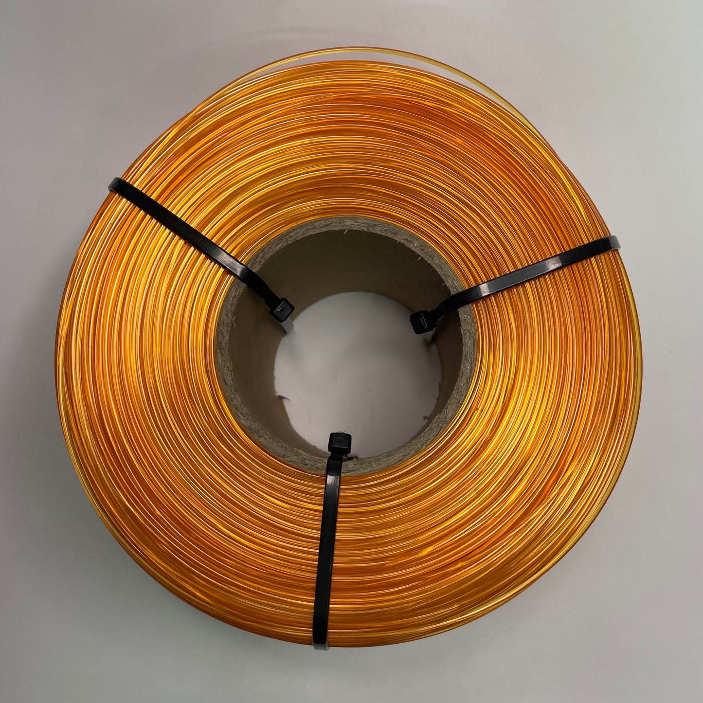 PETG Бурштиновий напівпрозорий 3 кг | 990 м | 1.75 мм | Пластик для 3Д принтера | Translucent Amber