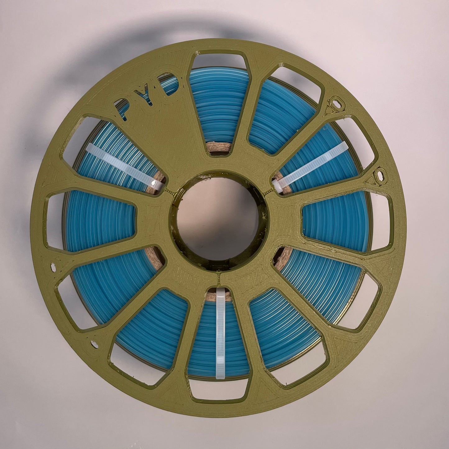 PETG Синій напівпрозорий 1 кг | 330 м | 1.75 мм | Пластик для 3Д принтера | Translucent Blue
