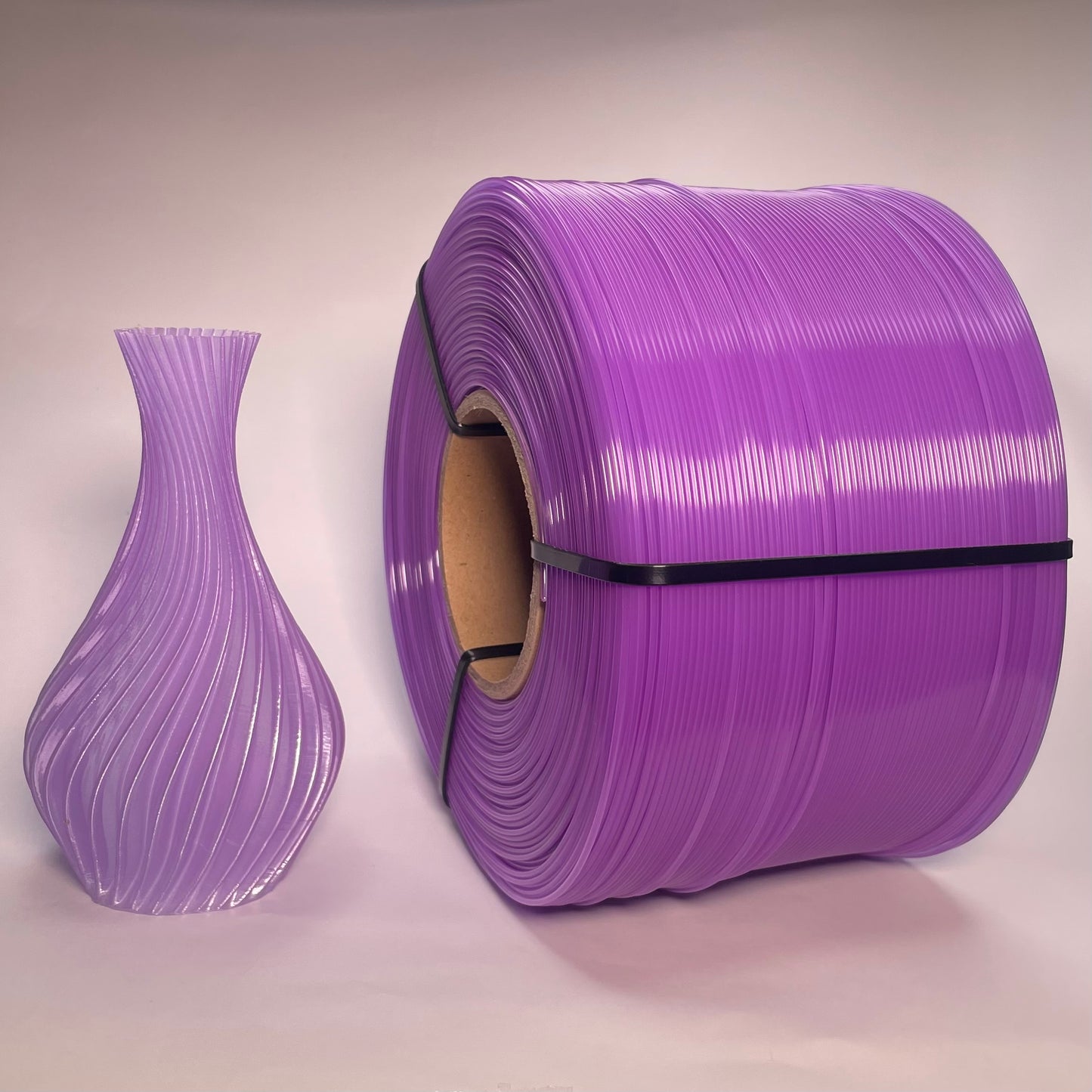 PETG Фіолетовий напівпрозорий 3 кг | 990 м | 1.75 мм | Пластик для 3Д принтера | Translucent Violet