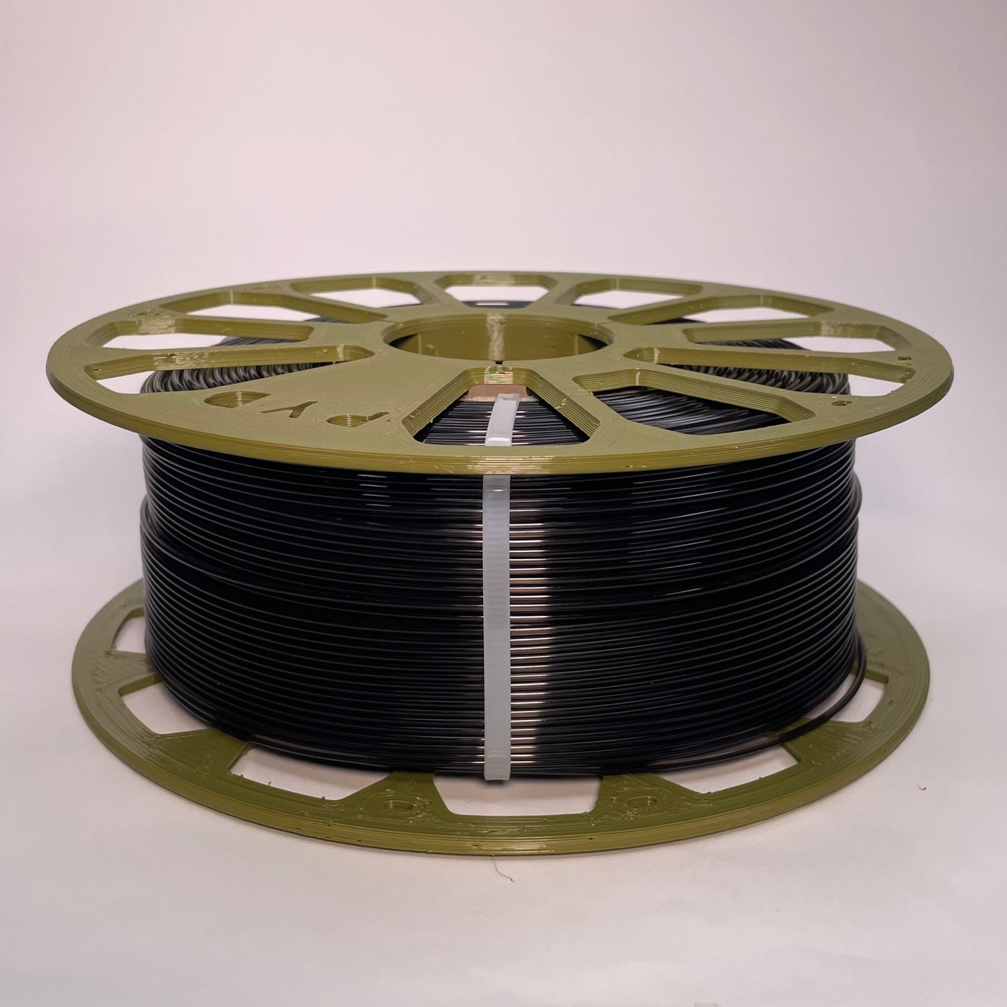 PETG Чорний напівпрозорий 1 кг | 330 м | 1.75 мм | Пластик для 3Д принтера | Translucent Black