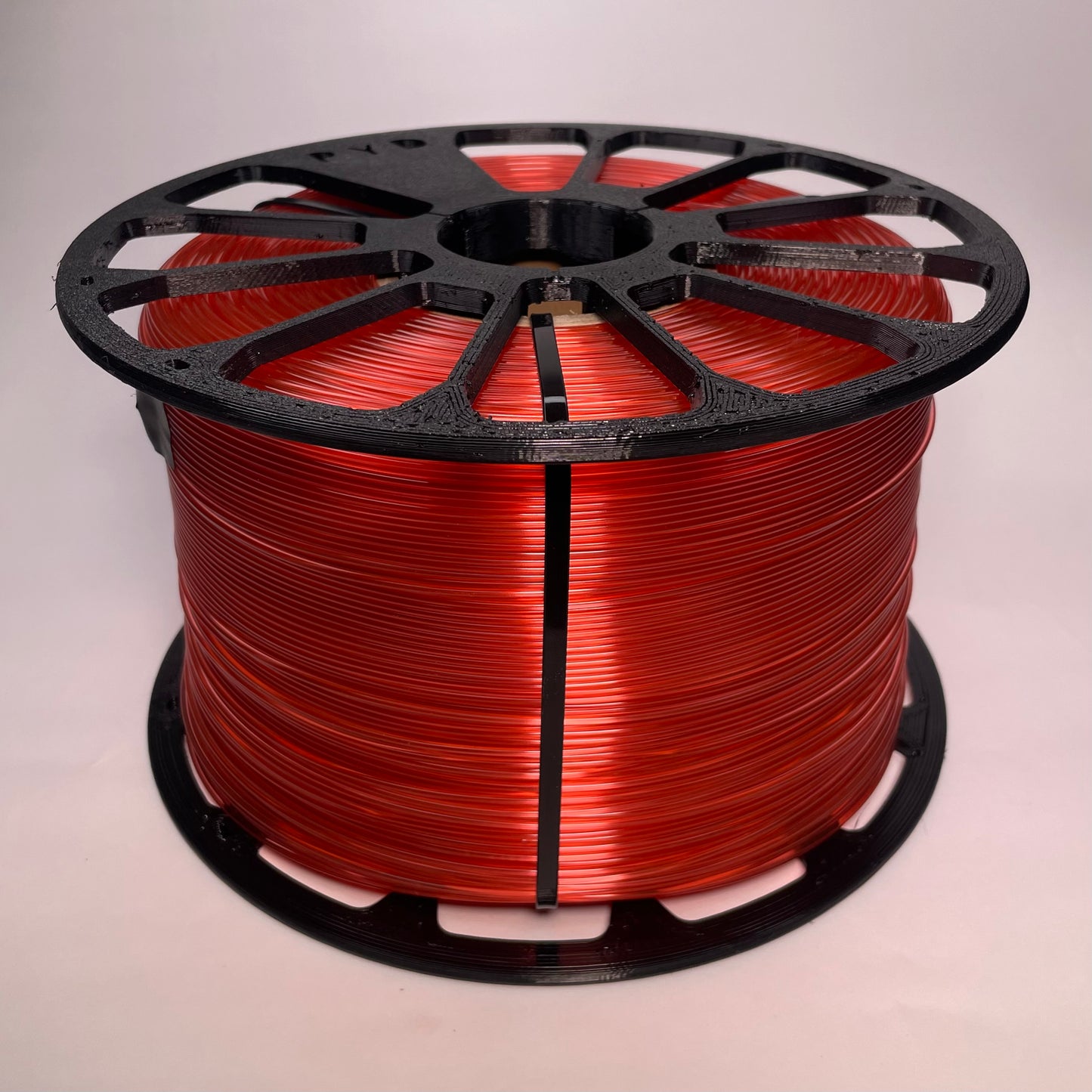 PETG Червоний напівпрозорий 3 кг | 990 м | 1.75 мм | Пластик для 3Д принтера | Translucent Red