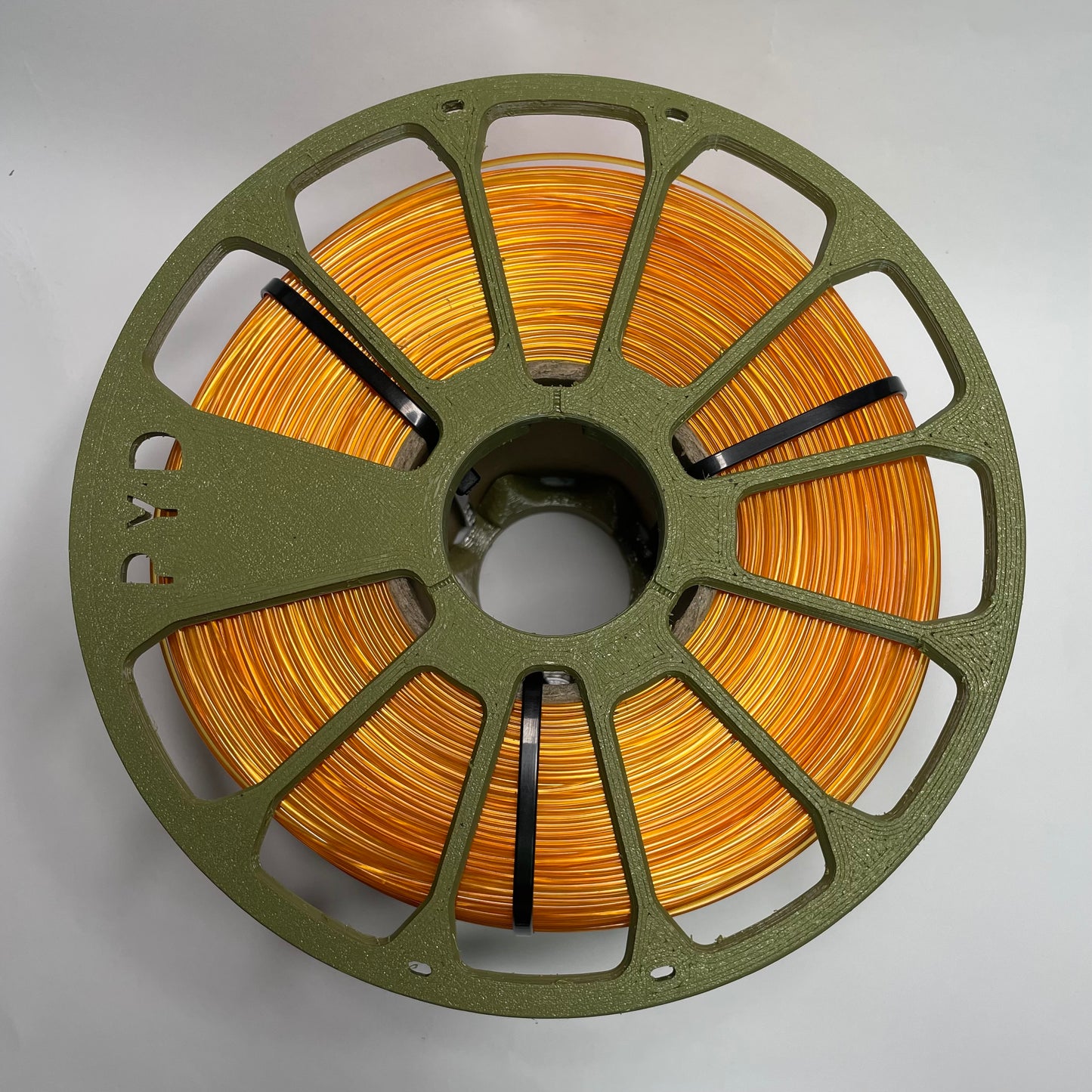PETG Бурштиновий напівпрозорий 3 кг | 990 м | 1.75 мм | Пластик для 3Д принтера | Translucent Amber