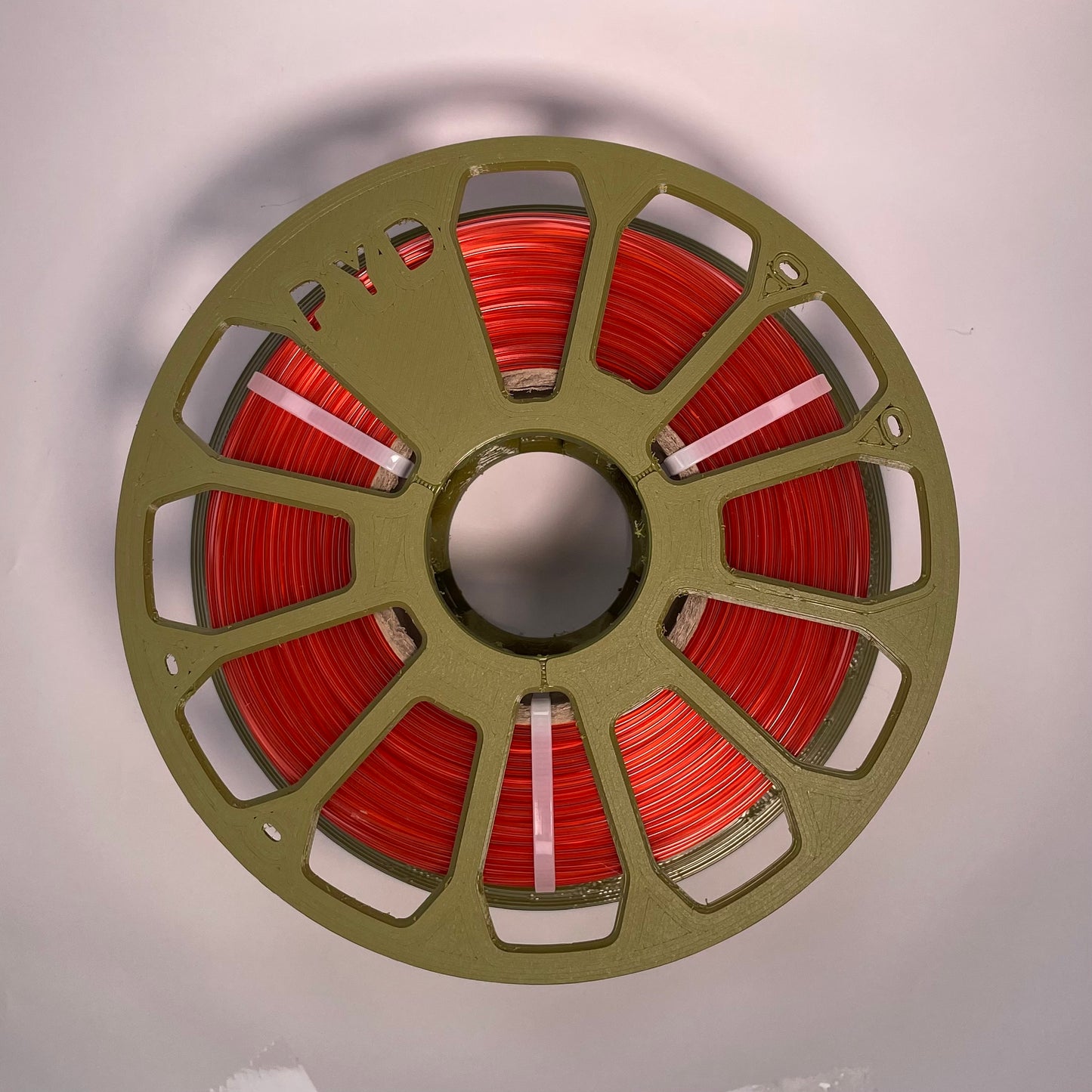 PETG Червоний напівпрозорий 1 кг | 330 м | 1.75 мм | Пластик для 3Д принтера | Translucent Red
